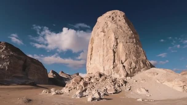 Landscapes White Desert Bahariya Egypt — Stock Video