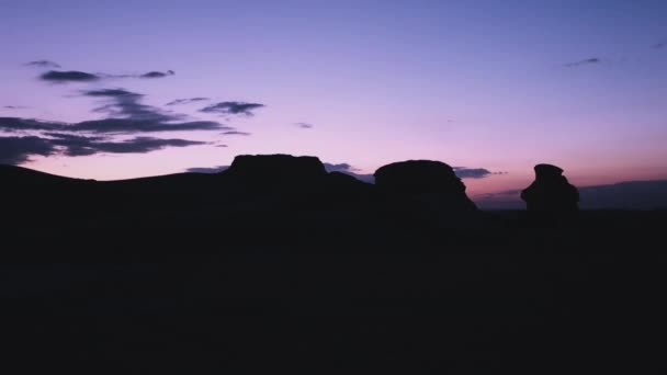 Landscapes White Desert Bahariya Egypt — Video