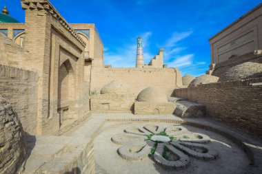 Ancient Architecture of the Old Khiva city in Xorazm Region, Uzbekistan