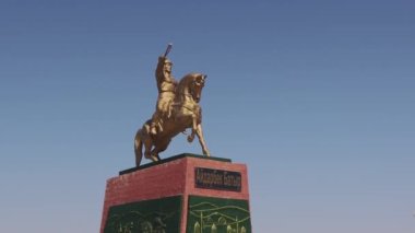 Monuments To Kazakh Heroes In The City Of Aralsk, Kazakhstan