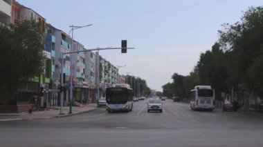Kyzylorda, Kazakistan Sokaklarında Günlük Yaşam