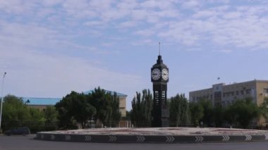 Kyzylorda, Kazakistan Sokaklarında Günlük Yaşam