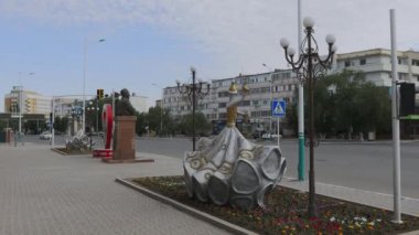 Kyzylorda, Kazakistan Sokaklarında Günlük Yaşam