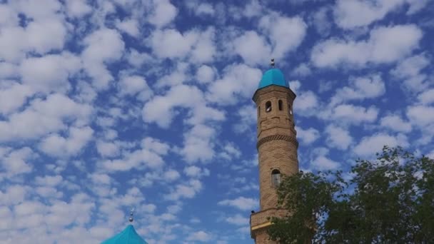 Domes Mosque Sky Kyzylorda Kazakhstan — Wideo stockowe