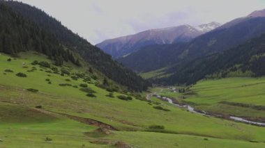 Dağlık Kırgızistan 'ın Doğal Manzaraları