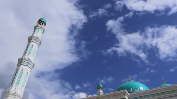 Gran Mezquita Central Karaganda Kazajstán — Vídeo de stock