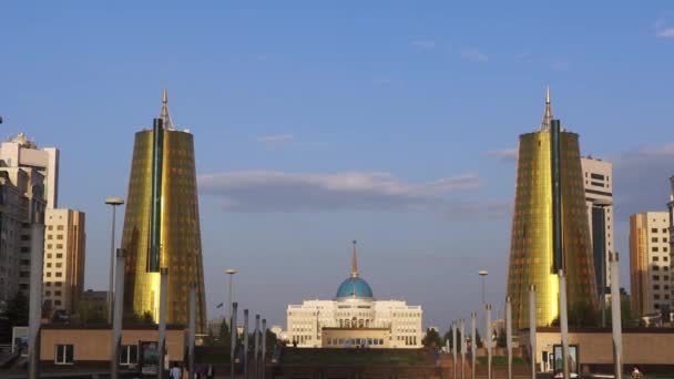 Presidential Residence Nursultan Kazakhstan — Stock Video