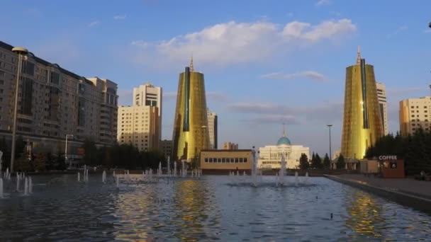 Προεδρική Κατοικία Στο Nursultan Καζακστάν — Αρχείο Βίντεο