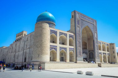 Özbekistan, Buhara 'daki Ortaçağ Mimari Topluluğu Poi Kalyan' a bakın