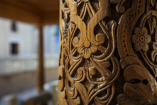 Khiva Ouzbékistan Mai 2022 Détails Design Oriental Traditionnel Dans Architecture — Photo