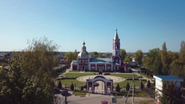 Aerial Panorama Of The City Of Borisoglebsk In Russia