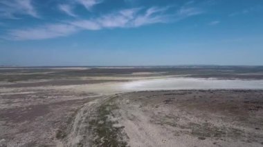 Dried Aral Sea In Kazakhstan, Aerial View