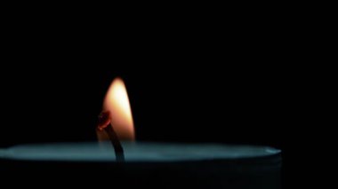 Mum ateşini kapat. ölçekli çekim