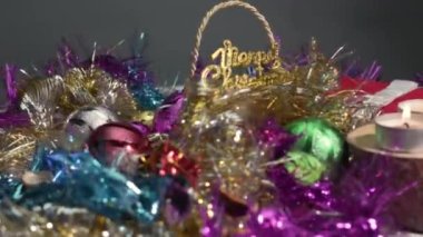 Dönen masada noel süslemeleri