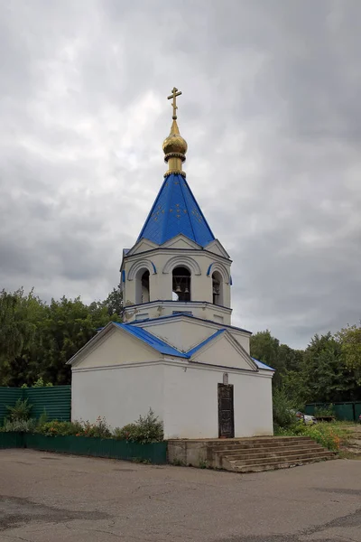 Belfry Területén Kizichesky Vvedensky Kolostor Kazan Város Tatár Köztársaság Oroszország — Stock Fotó