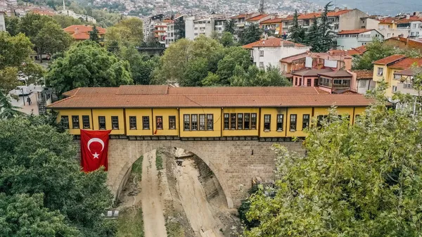 Ponte Irgandi em Bursa — Fotografia de Stock