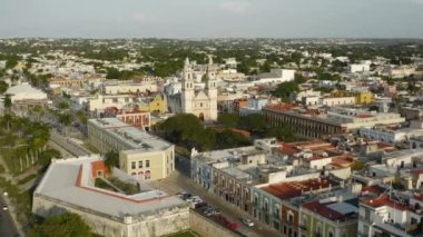 Campeche şehrinin manzarası