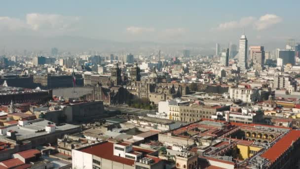 Aerial view of Mexico City — Stock Video