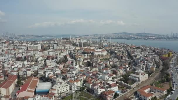 Αεροφωτογραφία της Κωνσταντινούπολης — Αρχείο Βίντεο