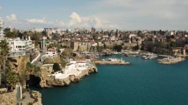 Aerial view of Antalya downtown