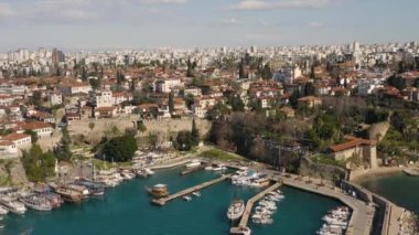 Aerial view of Antalya downtown