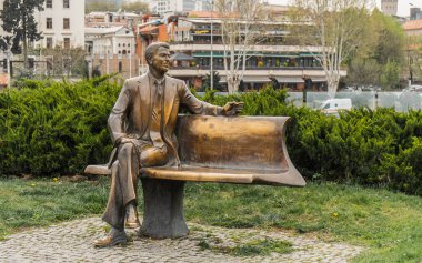 Statue of Ronald Reagan in Tbilisi