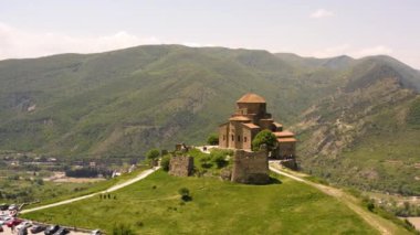 Aerial view of Jvari Monastery
