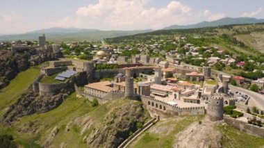 Aerial view of Akhaltsikhe Castle in Georgia