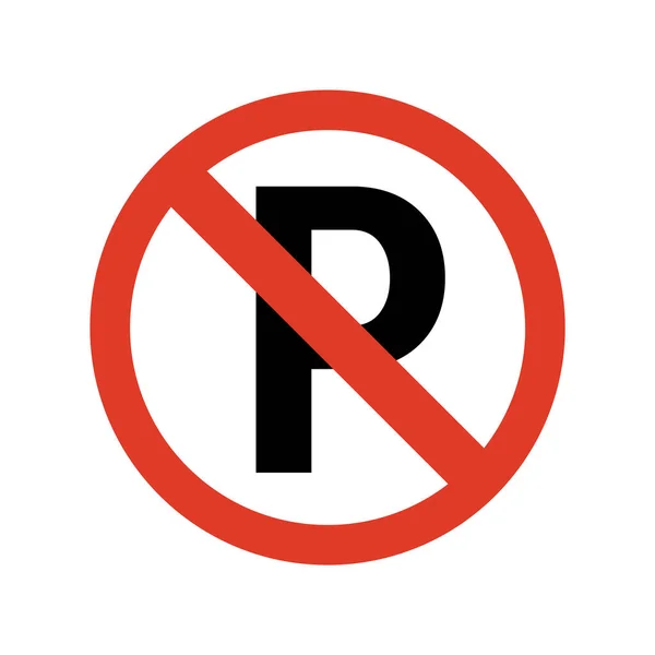 Sign Parking Isolated Vector Illustration — Stock Vector