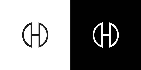 Современная Элегантная Буква Инициалы Дизайн Логотипа — стоковый вектор