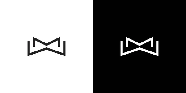 Міцна Сучасна Літера Ініціали Логотип Дизайн — стоковий вектор