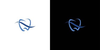 Modern ve profesyonel dişçi logosu tasarımı 3.