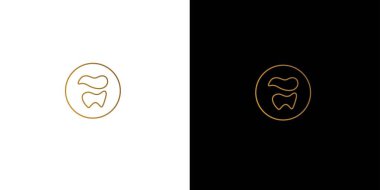 Modern ve profesyonel dişçi logosu tasarımı 7.