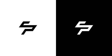 modern ve profesyonel SP logo tasarımı