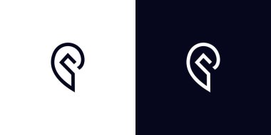 modern ve profesyonel SP logosu 