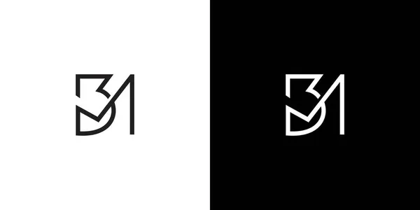 Уникальный Современный Дизайн Логотипа — стоковый вектор