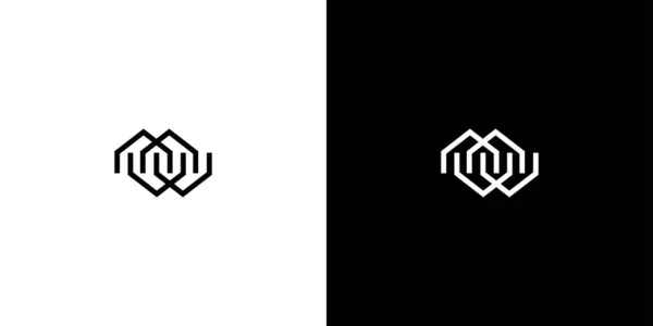 Diseño Inicial Moderno Elegante Del Logotipo Letra — Vector de stock