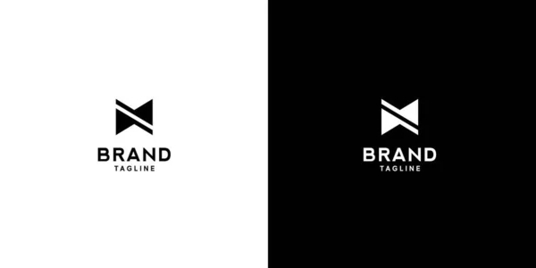 Design Logotipo Inicial Letra Moderna Elegante — Vetor de Stock