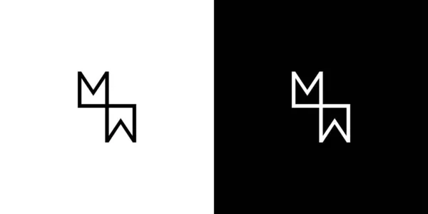 Moderní Elegantní Písmeno Počáteční Logo Design — Stockový vektor