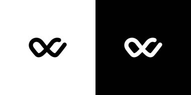 Modern ve profesyonel W harfi baş harfleri logo tasarımı