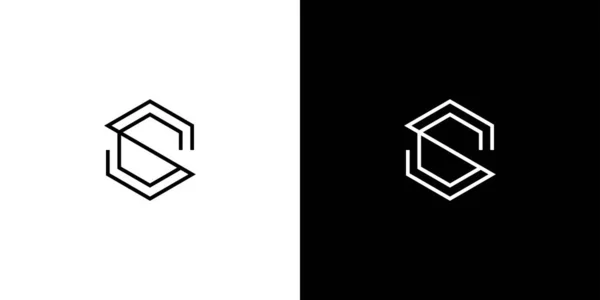 Design Moderno Professionale Del Logo Delle Iniziali Della Lettera — Vettoriale Stock