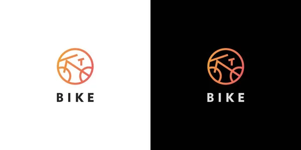 Modernes Und Professionelles Design Des Fahrrad Logos — Stockvektor