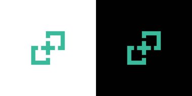 Basit ve modern sağlık sonsuz logo tasarımı