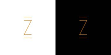 Modern ve benzersiz harf Z baş harfleri logo tasarımı 2