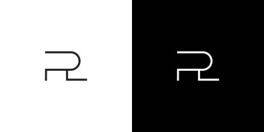 Modern ve çekici R harfi ilk logo tasarımı 3