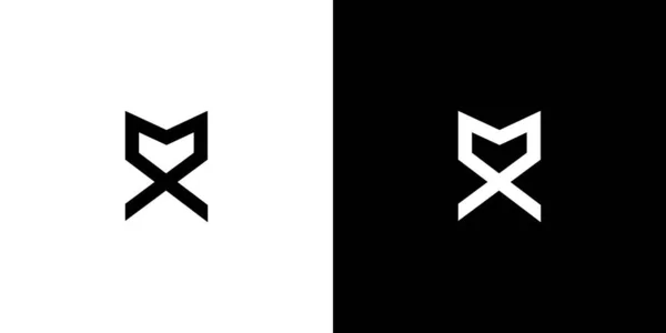 Modern Elegant Initials Logo Design — Image vectorielle
