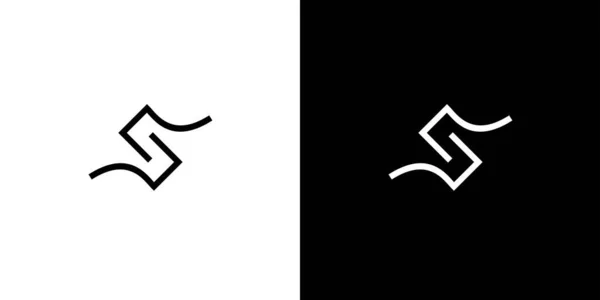 Уникальный Привлекательный Дизайн Логотипа — стоковый вектор