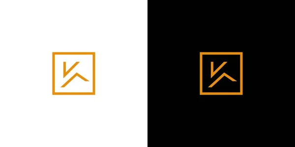 Simple Luxury Letter Initials Logo Design — Stock Vector