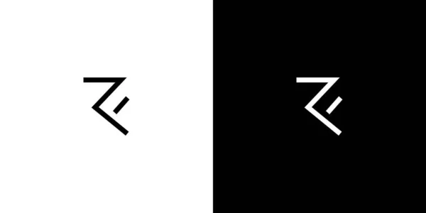 Уникальная Современная Буква Инициалы Дизайн Логотипа — стоковый вектор