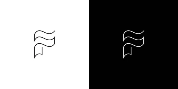 Простой Современный Дизайн Логотипа Буквы — стоковый вектор